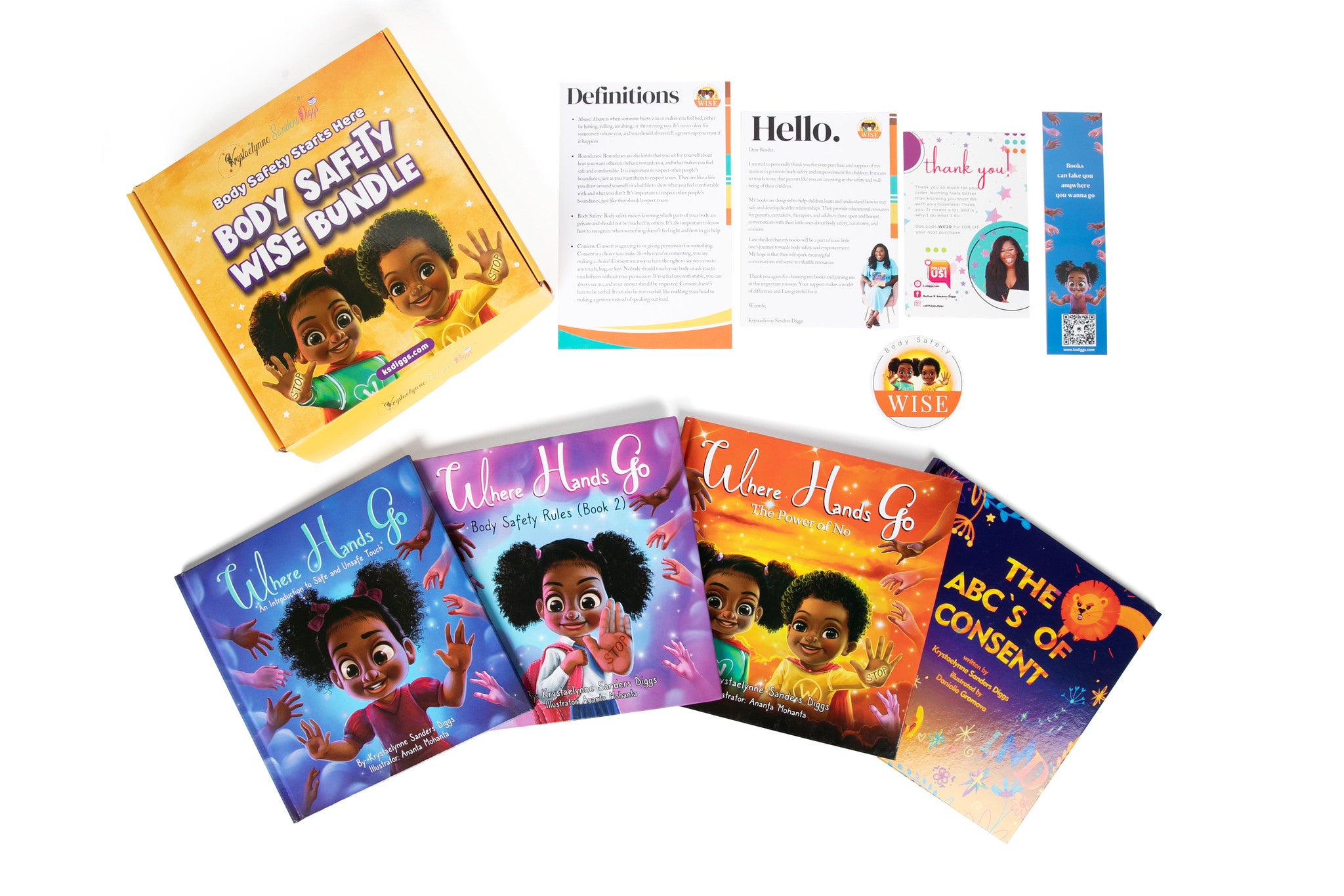 Body Safety Box Set I: Four Book Set - Children's Books About Body Safety