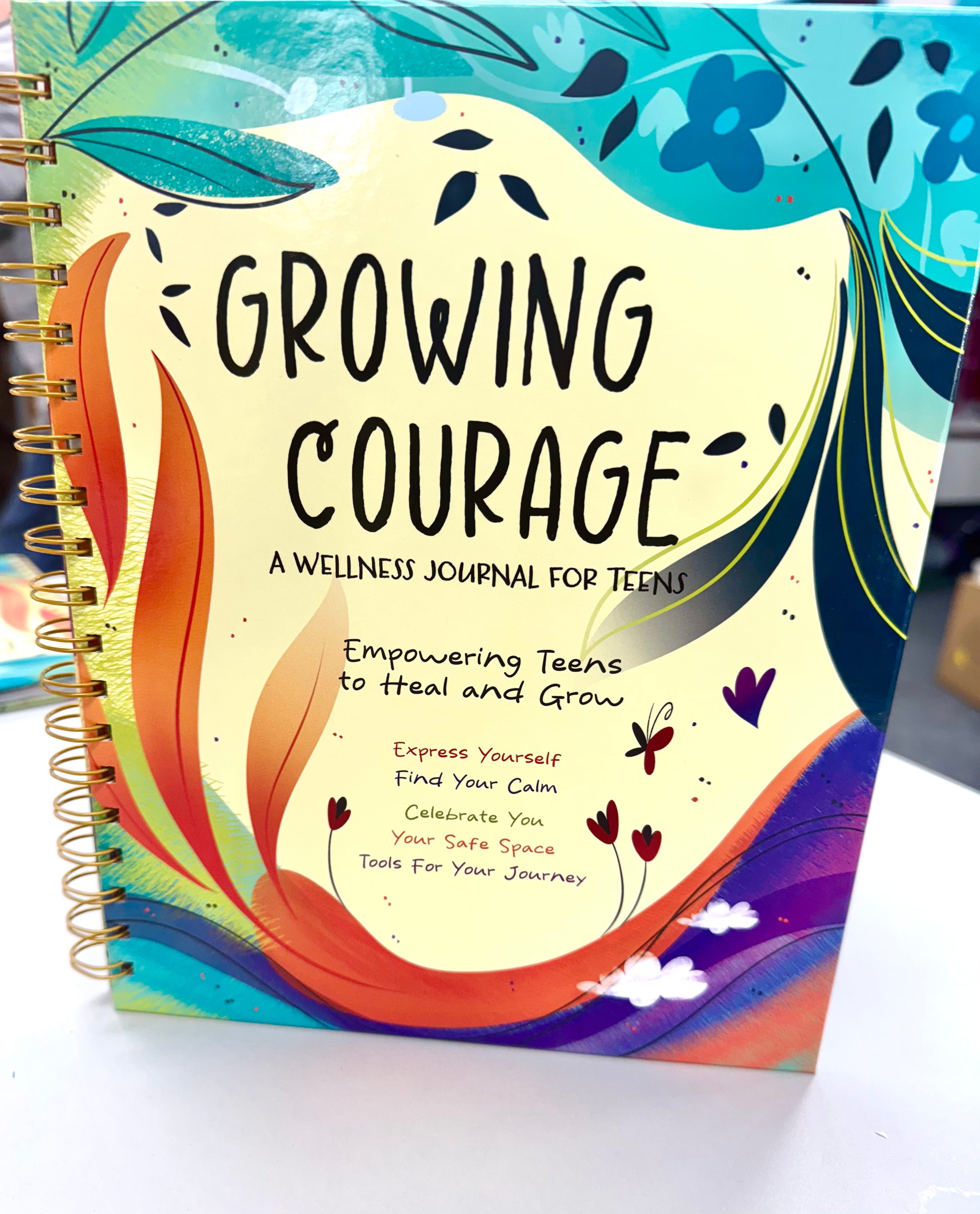 Courage Journal Growing Courage: A Healing Journal for Teens – Diggs Publishing LLC