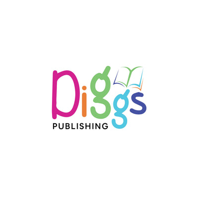 Diggs Publishing logo in pink, yellow, orange, green, blue, purple, and black. 