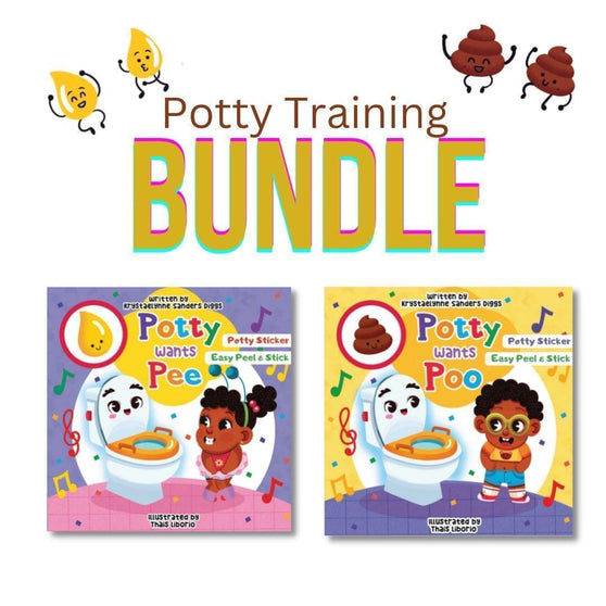 Potty Training Bundle: Two Book Set - Author Krystaelynne Sanders Diggs [Body Safety]