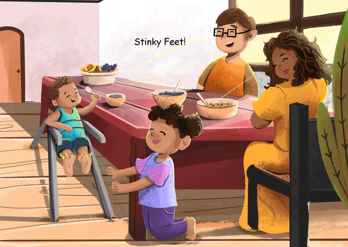 Stinky Feet - Author Krystaelynne Sanders Diggs [Body Safety]